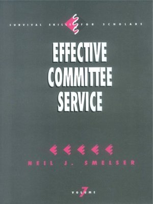 cover image of Effective Committee Service